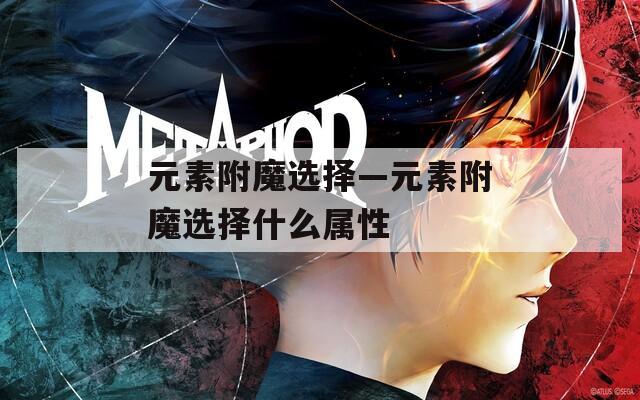 元素附魔选择—元素附魔选择什么属性